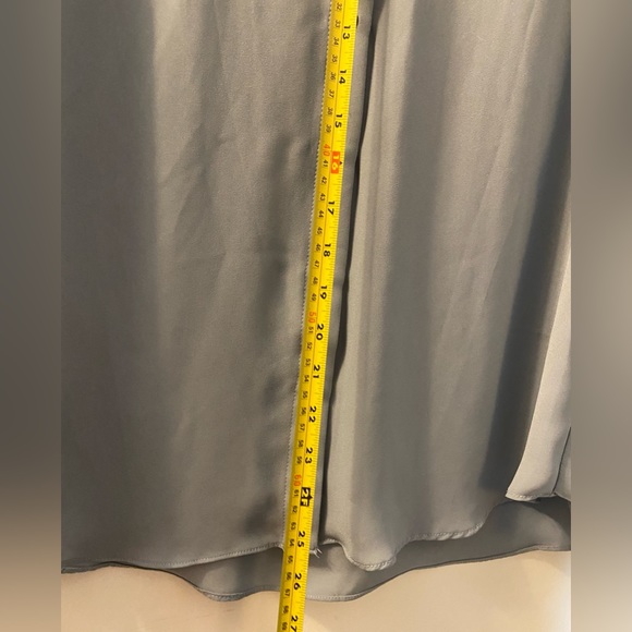 NWOT Beautiful Powder Slate Blue Blouse - Picture 7 of 15